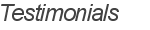 Testimonials